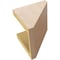 Ekena Millwork 6"W x 6"D x 6"H Wide Concord Rough Cedar Woodgrain TimberThane Corbel, Primed Tan CORUR06X06X06CONRCPR - alternate 2